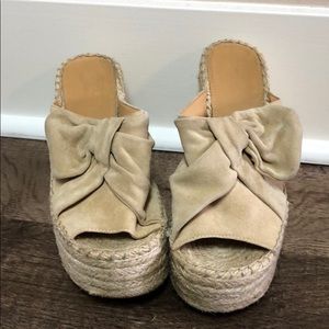 Tan wedges